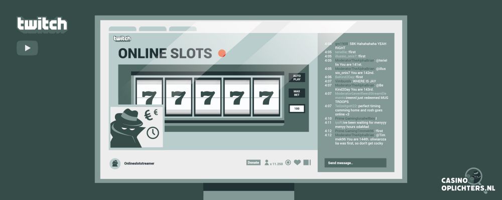 casinooplichters.nl ophef over videoslot live streamers twitch.tv